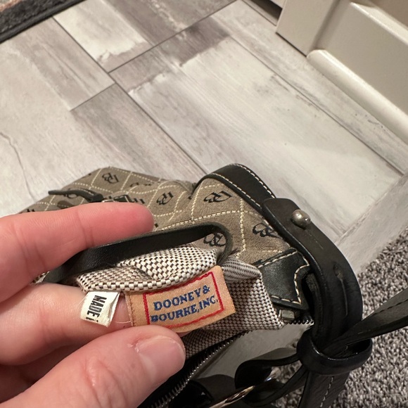 Dooney & Bourke Signature Monogram Hobo Shoulder Bag - Picture 11 of 17